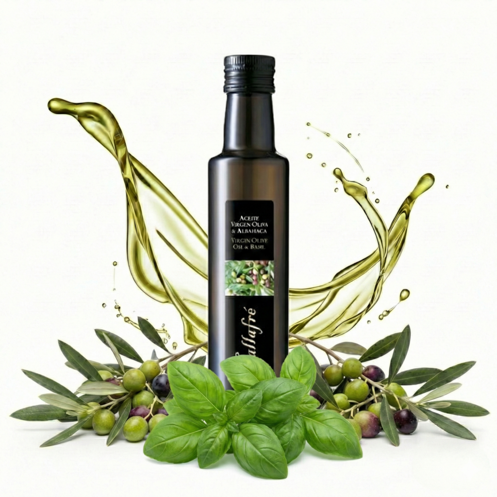 oliwa extra virgin z bazylia mallafre 250ml 100% arbequina hiszpania