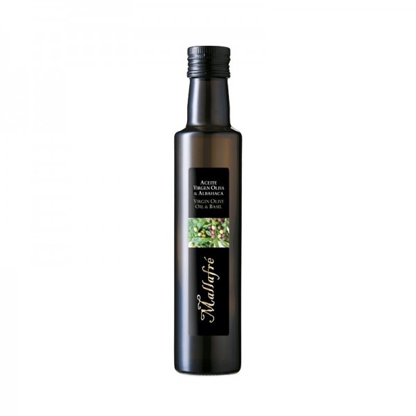 oliwa extra virgin z bazylia mallafre 250ml 100% arbequina hiszpania